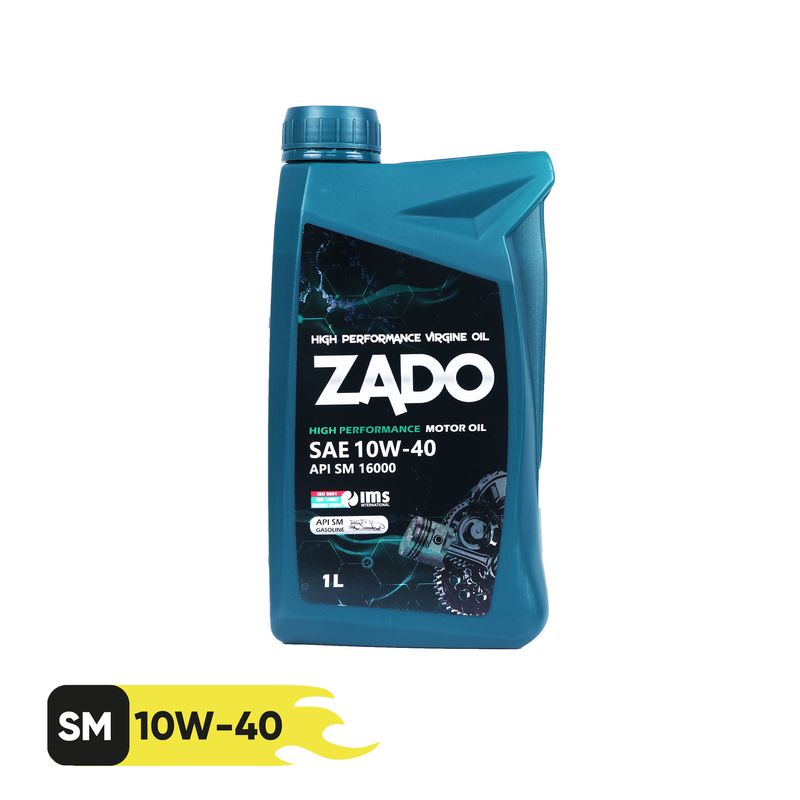 روغن موتور خودرو زادو مدل sae 10w40 16000 sm حجم 1 لیتر