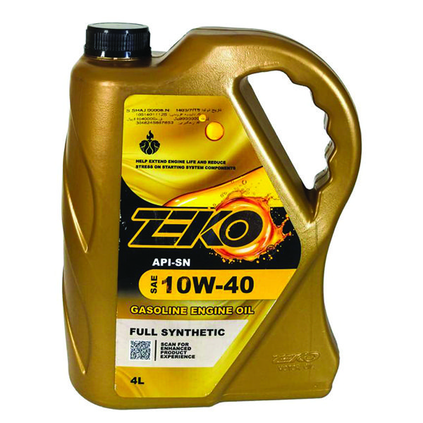 روغن موتور خودرو زیکو مدل 10w40 api sn حجم 4 لیتر