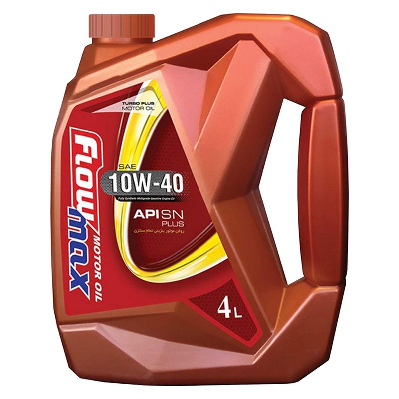 روغن موتور خودرو فلومکس مدل 10w40 sn plusحجم 4 ليتر