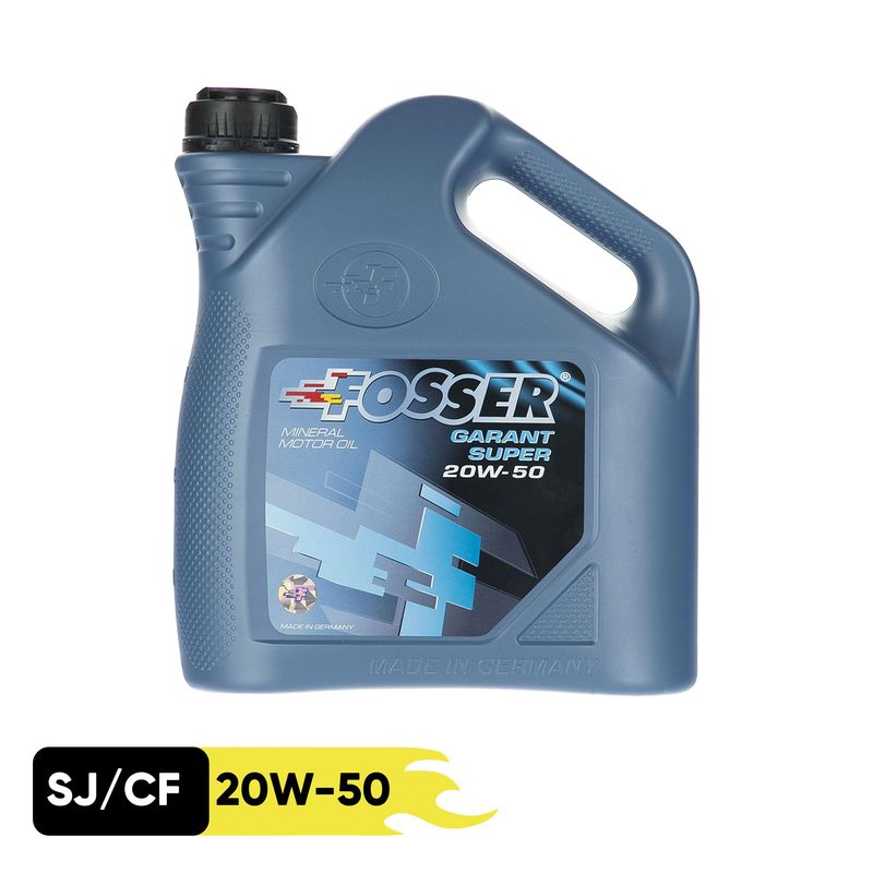 روغن موتور خودرو فوسر مدل garant super 20w 50 حجم 4 لیتر