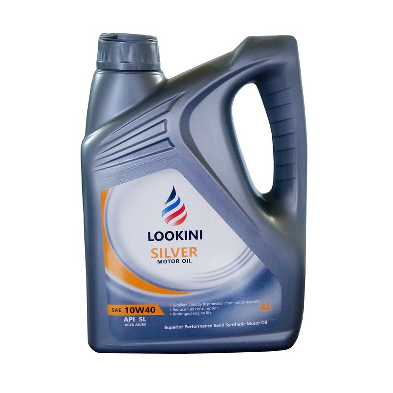 روغن موتور خودرو لوکینی مدل silver 10w40 sl حجم 4لیتر