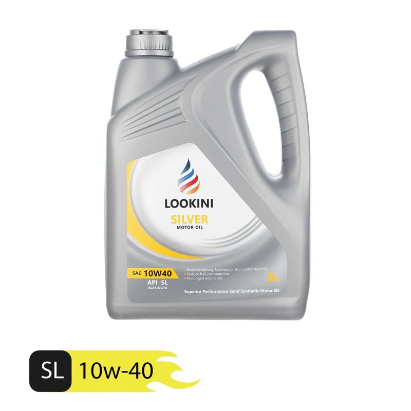 روغن موتور خودرو لوکینی مدل silver 10w40 حجم 5 لیتر