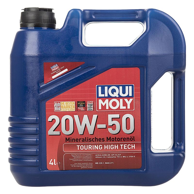 روغن موتور خودرو لیکومولی چهار لیتری 20w 50