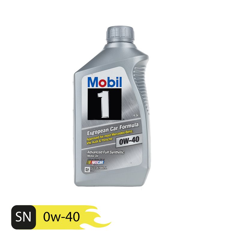 روغن موتور خودرو موبیل مدل one 0w 40 حجم 946 میلی لیتر