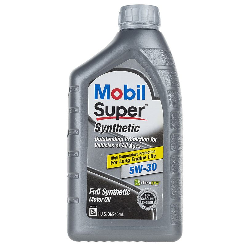 روغن موتور خودرو موبیل مدل super synthetic 5w 30 حجم 946 میلی لیتر