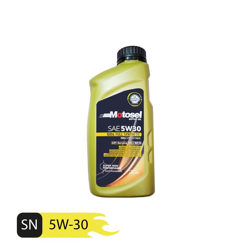 روغن موتور خودرو موتوسل مدل 5w30 sn حجم 1 لیتر