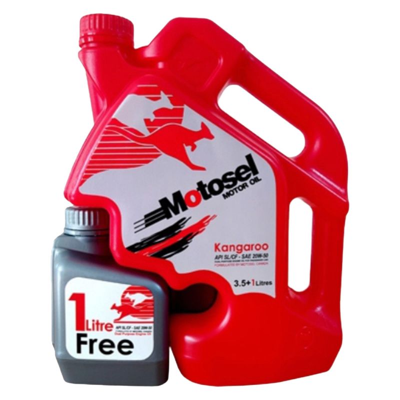 روغن موتور خودرو موتوسل مدل kangaroo sl 20w_50 حجم 4.5 لیتر