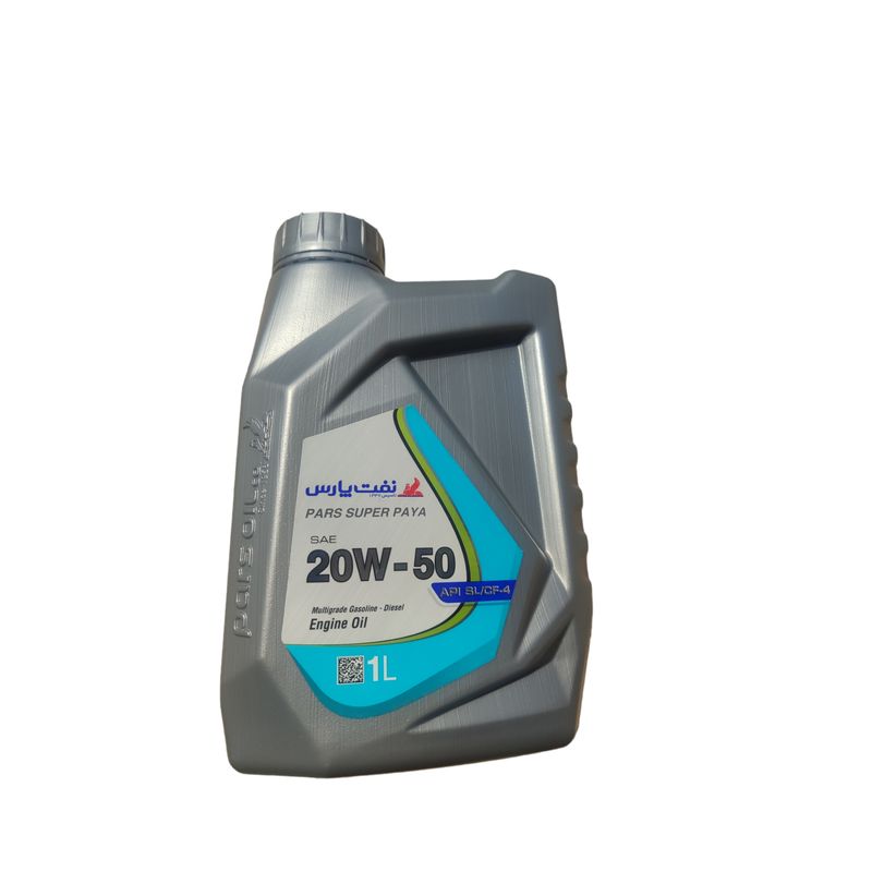 روغن موتور خودرو نفت پارس مدل پایا 20w50 حجم 1 لیتر بسته 12 عددی