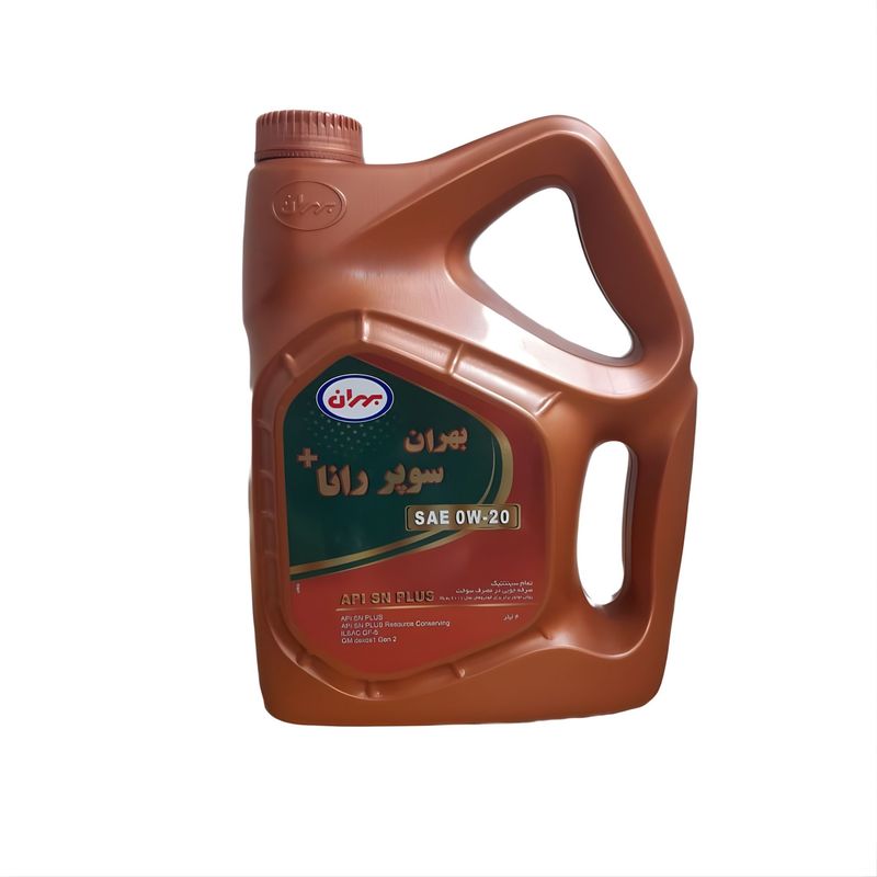 روغن موتور خودرو هیبریدی بهران مدل سوپر رانا پلاس sn 0w 20 حجم 4 لیتر