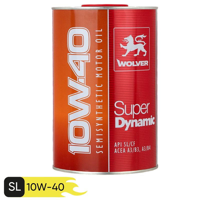 روغن موتور خودرو ولور مدل super dynamic 10w40 sn حجم 1 لیتر
