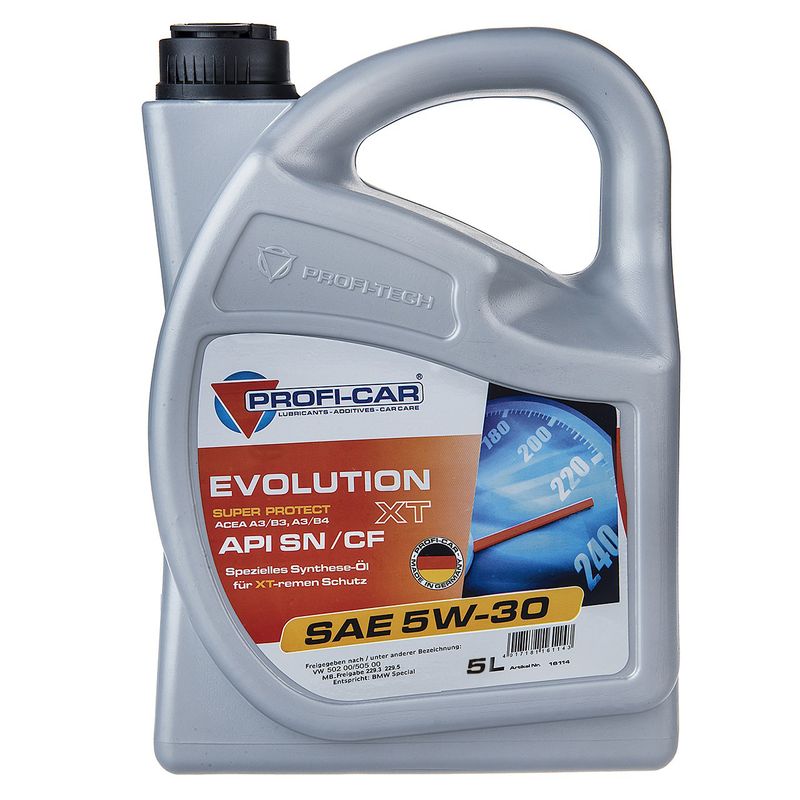 روغن موتور خودرو پروفی کار مدل evolution xt 5w 30 حجم 5 لیتر