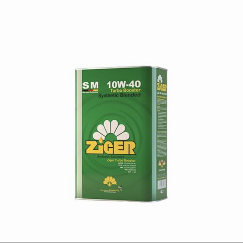 روغن موتور زیگر مدل 10w 40 حجم 4 لیتر