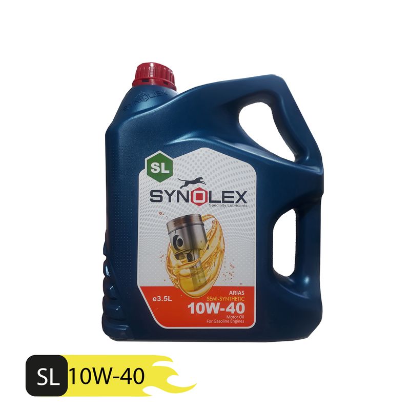 روغن موتور سینولکس مدل 10w 40 sl euro4 حجم 3.5 لیتر