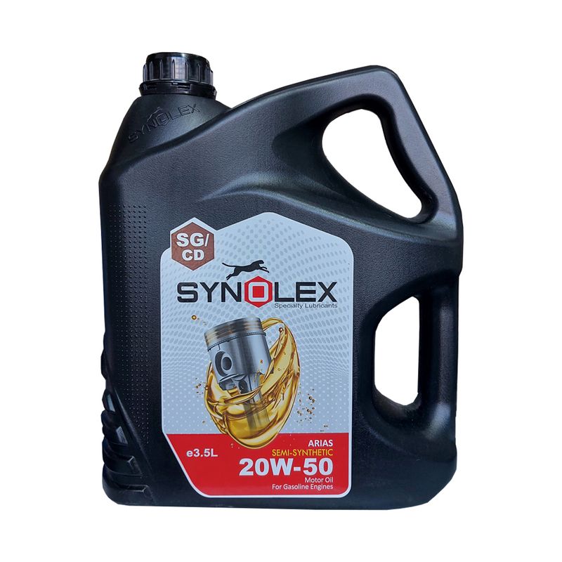 روغن موتور سینولکس مدل 20w 50 sg_cd حجم 3.5 لیتر