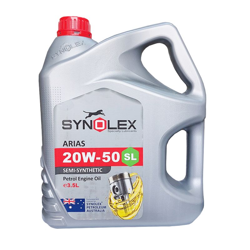 روغن موتور سینولکس مدل 20w 50 sl حجم 3.5 لیتر