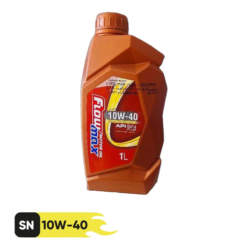 روغن موتور فلومکس مدل flowmax turbo plus sn plus 10w40   حجم 1 لیتر