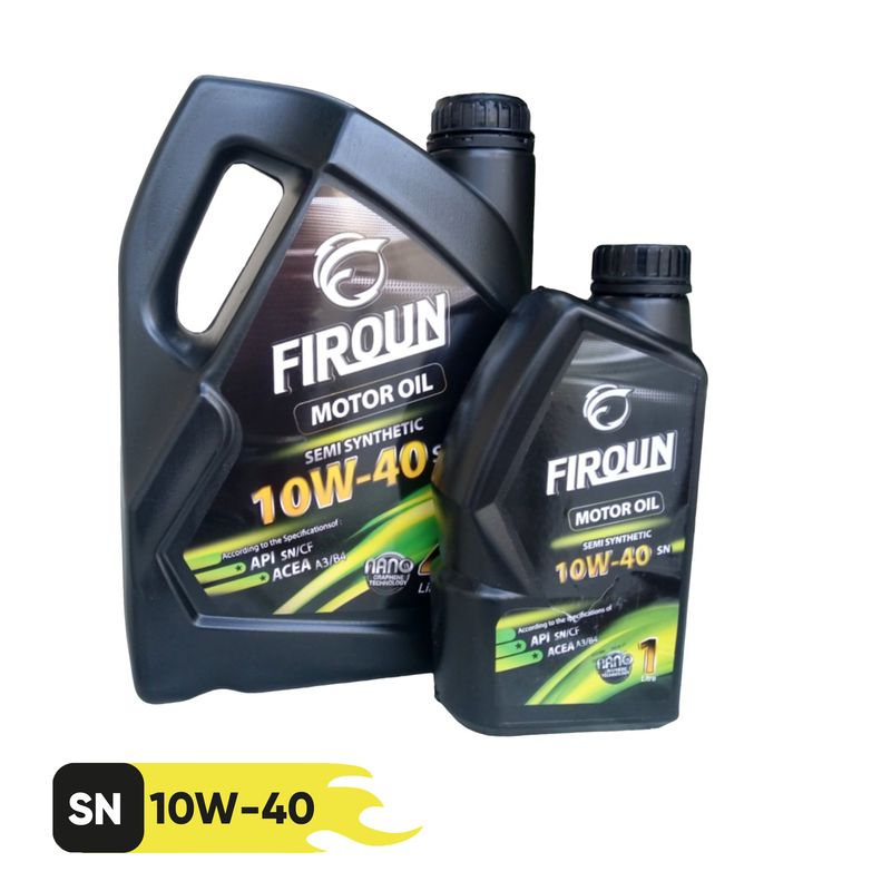 روغن موتور فیرون مدل nano graphene 10w40 sn حجم 5 لیتر مجموعه 2 عددی