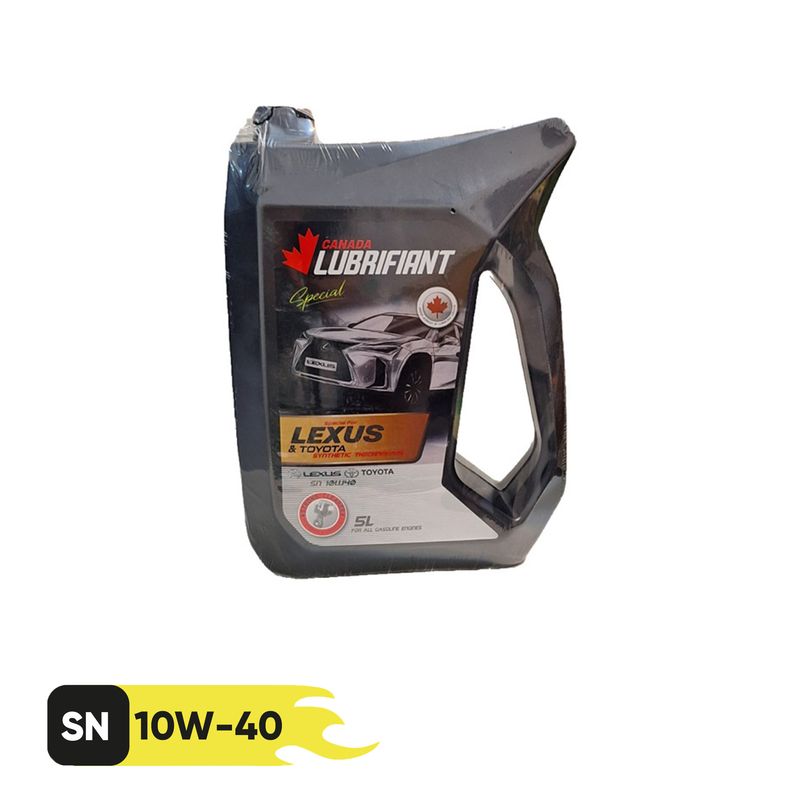 روغن موتور لوبریفنت کانادا مدل 40_10 sn مناسب برای لکسوس و تویوتا ظرفیت 5 لیتر