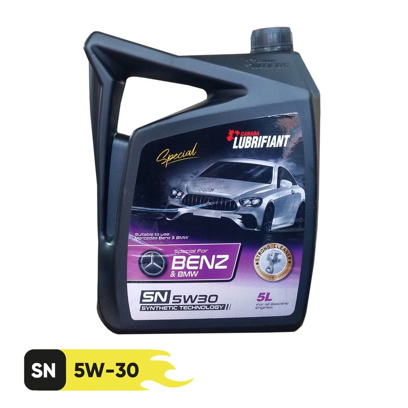 روغن موتور لوبریفنت کانادا مدل special benz & bmw 5w30 sn حجم 5لیتر