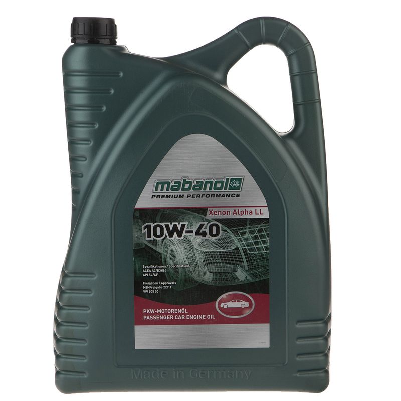روغن موتور مبانول کد sl 10w 40 حجم 5 لیتر