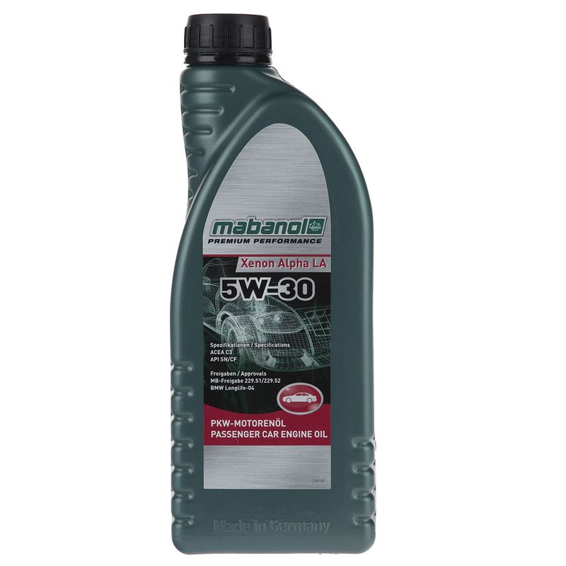 روغن موتور مبانول کد sn 5w 30 حجم 1 لیتر