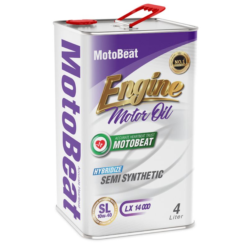 روغن موتور موتوبیت مدل sl 10w40 حجم 4 لیتر