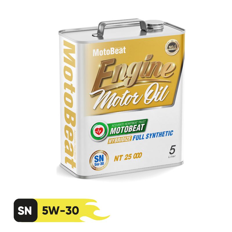 روغن موتور موتوبیت مدل sn 5w30 حجم 5 لیتر