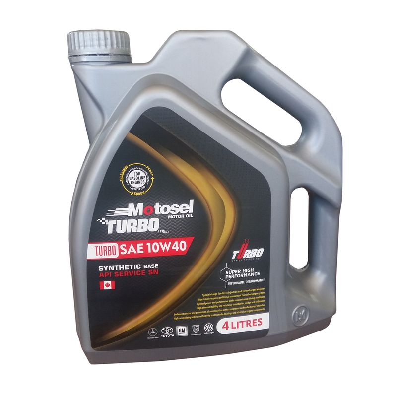 روغن موتور موتوسل مدل توربو sn   10w40 حجم 4 لیتر