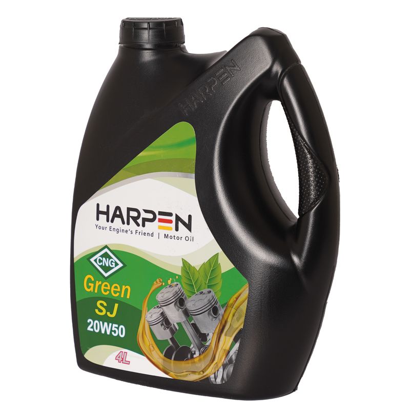 روغن موتور هارپن مدل green sj 20w50 حجم 4 لیتر