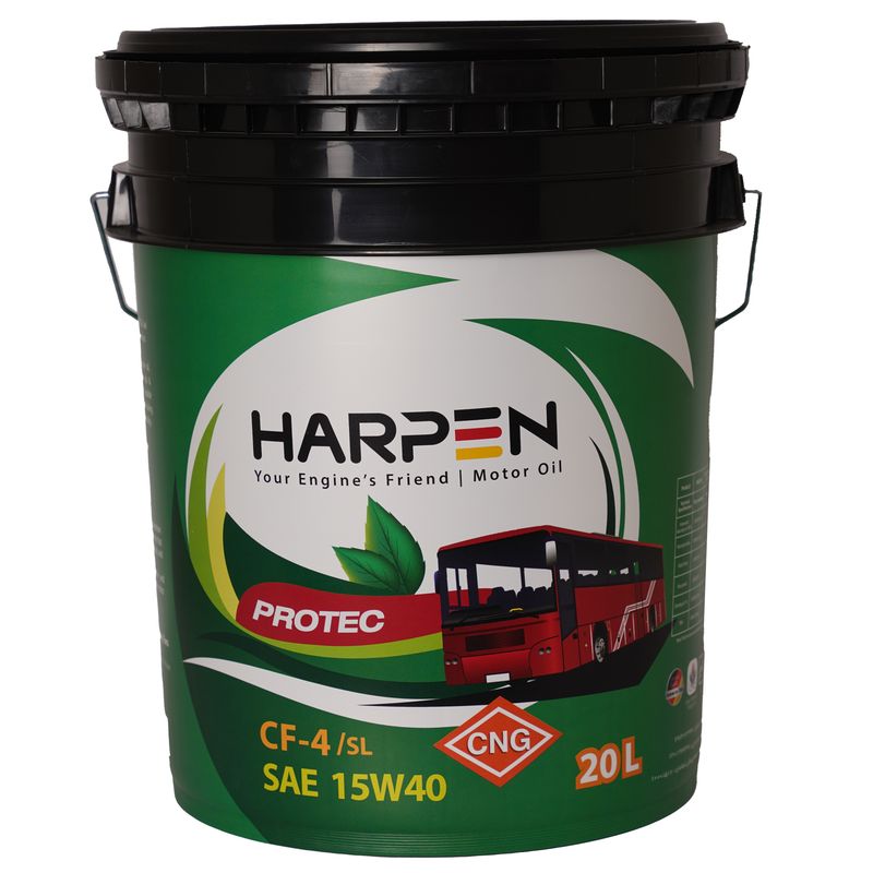 روغن موتور هارپن مدل protec cf 4 15w40 حجم 20 لیتر