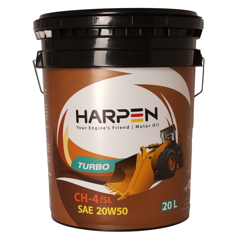 روغن موتور هارپن مدل turbo ch 4 20w50 حجم 20 لیتر