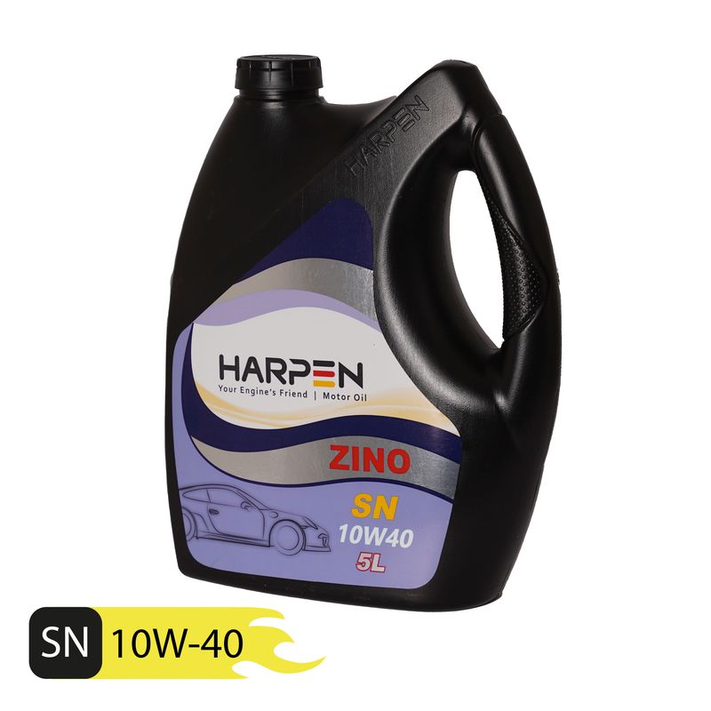 روغن موتور هارپن مدل zino sn 10w40 حجم 5 لیتر