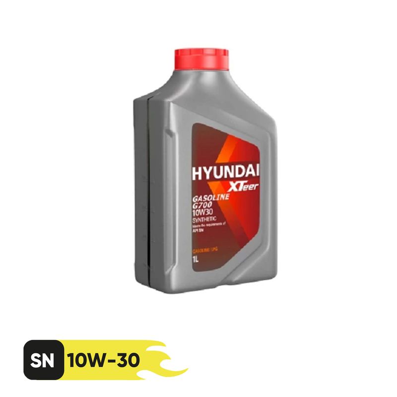 روغن موتور هیوندای اکس تیر مدل g700 10w30 sn حجم 1 لیتر