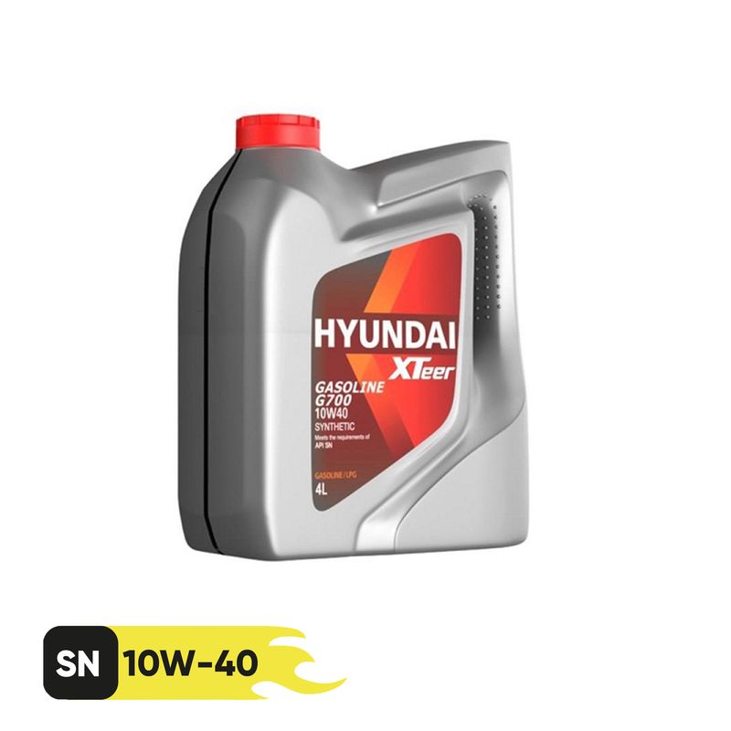 روغن موتور هیوندای اکستیر مدل 10w40 sn حجم 4 لیتر
