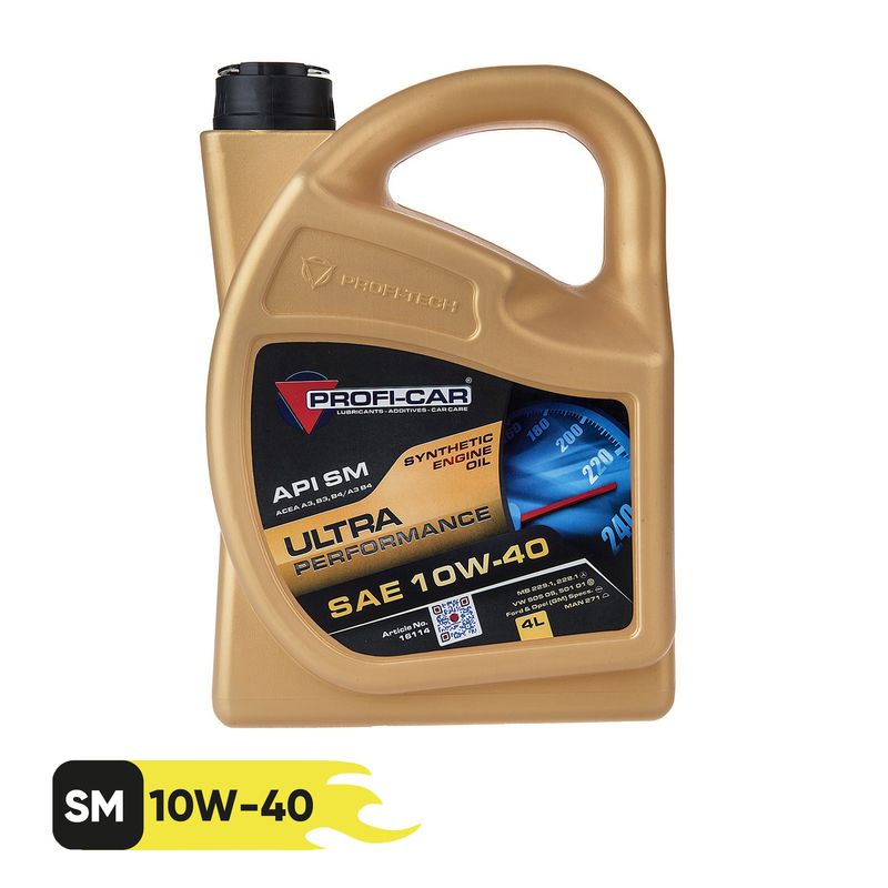 روغن موتور پروفی کار مدل performance 10w40 sm حجم 4 لیتر