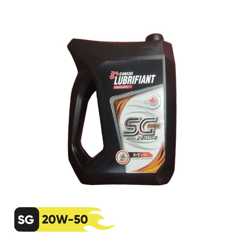 روغن موتور کانادا لوبریفنت مدل 20w50 sg 12000 حجم 3.5 لیتر