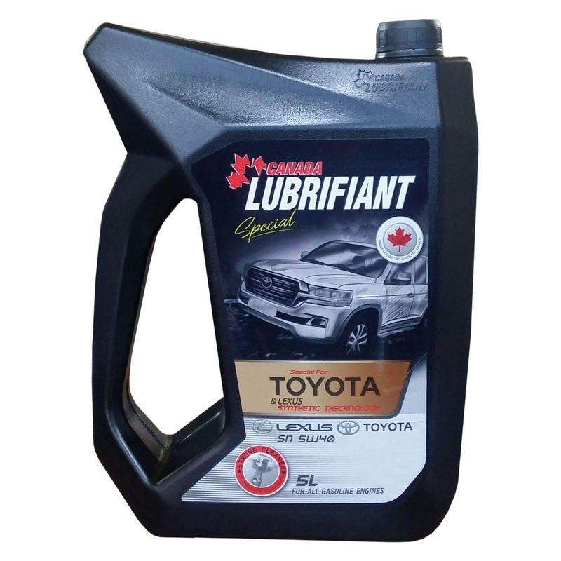روغن موتور کانادا لوبریفنت مدل اسپیشیال 5w40 sn ( toyota & lexus ) حجم 5لیتر