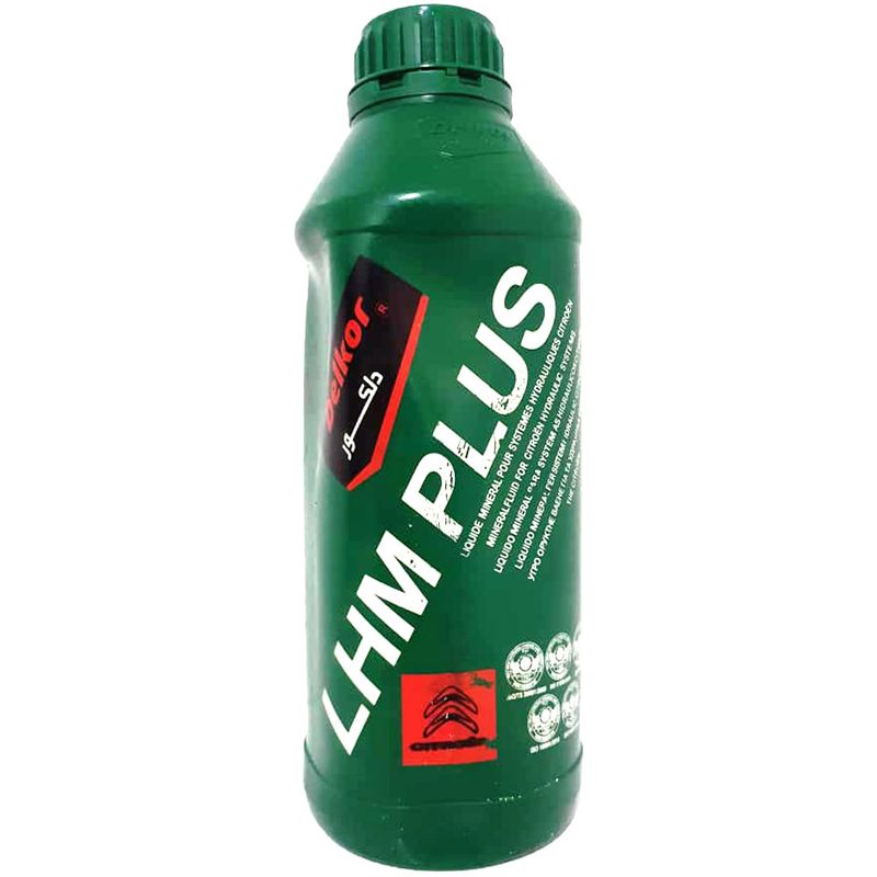 روغن هیدرولیک خودرو دلکور مدل lhm plus حجم 1 لیتر