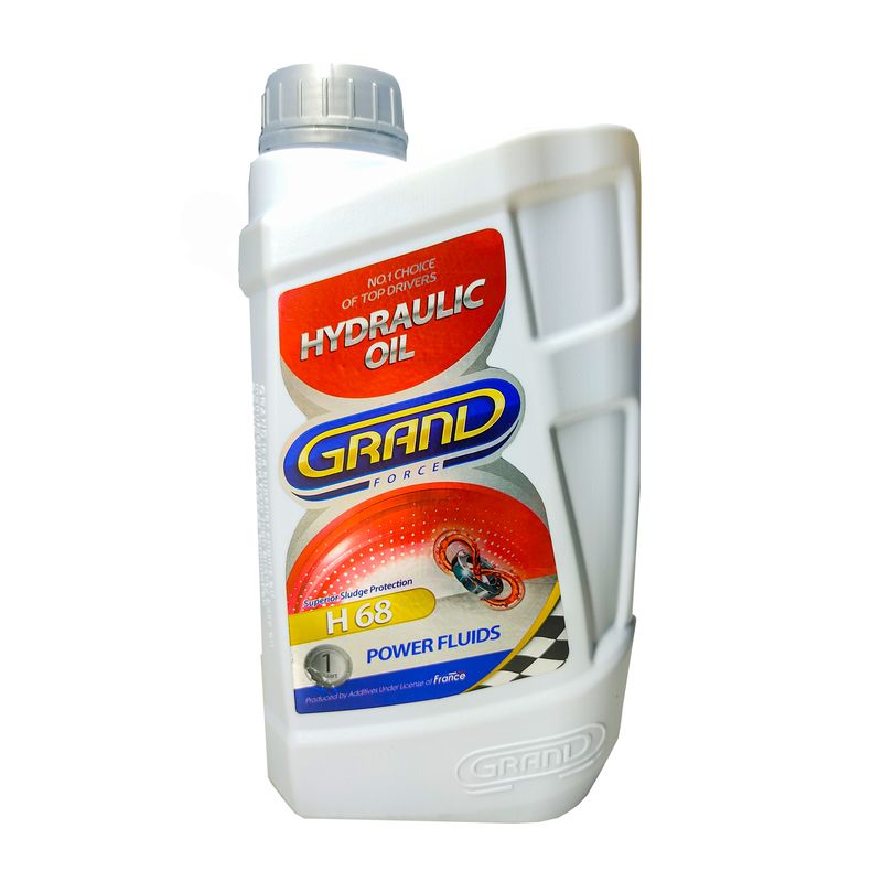روغن هیدرولیک خودرو گرند فورس مدل power fluids حجم 1 لیتر