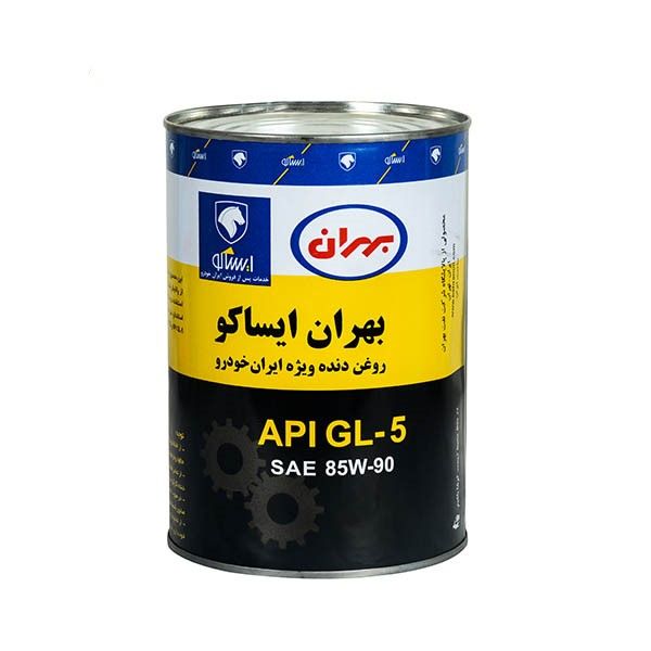 روغن گیربکس بهران مدل 85w90 gl5 حجم 1 لیتر