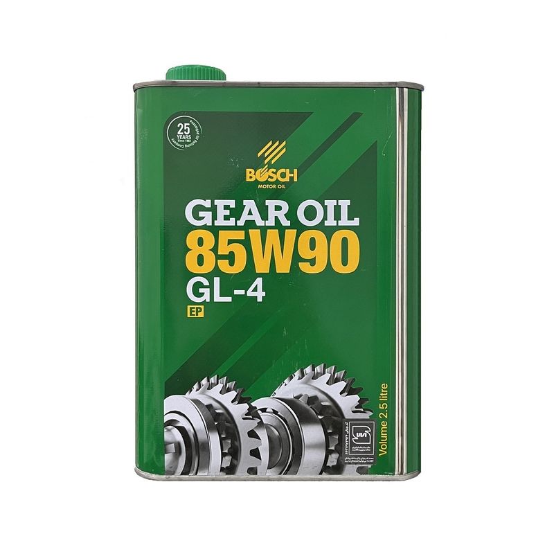 روغن گیربکس بوش مدل 85w90 gl 4 حجم 2.5 لیتر