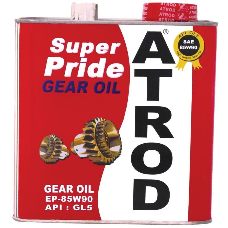 روغن گیربکس خودرو آترود مدل 85w90 super pride ظرفیت 2.5 لیتر