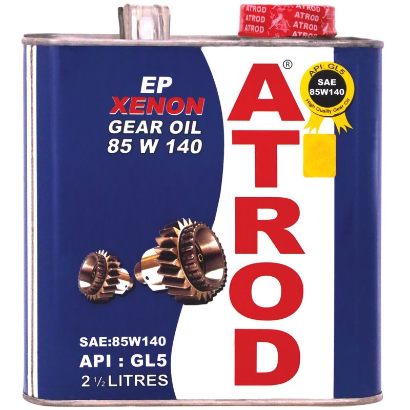 روغن گیربکس خودرو آترود مدل85w140 xenon ظرفیت 2.5 لیتر