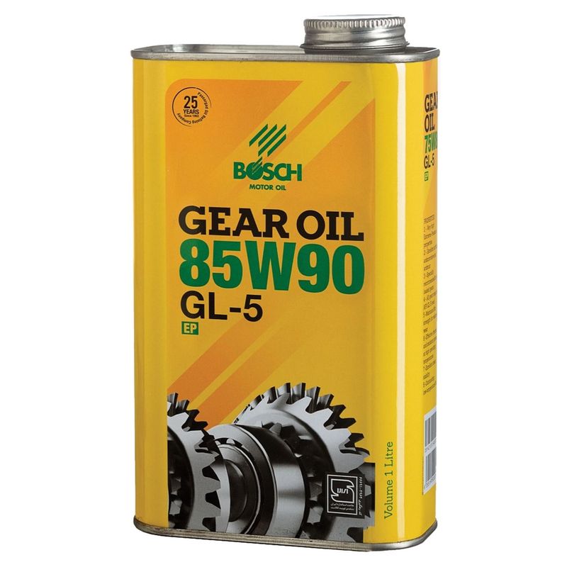روغن گیربکس خودرو بوش مدل 85w90 gl 5 حجم ۱ لیتر