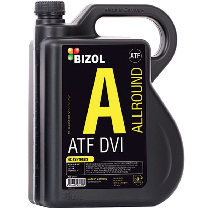 روغن گیربکس خودرو بیزول مدل allround atf dvi ظرفیت 5 لیتر