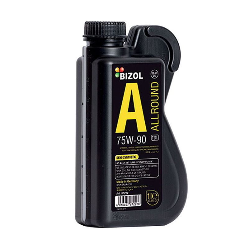 روغن گیربکس خودرو بیزول مدل allround tdl 75w 90 ظرفیت 1 لیتر