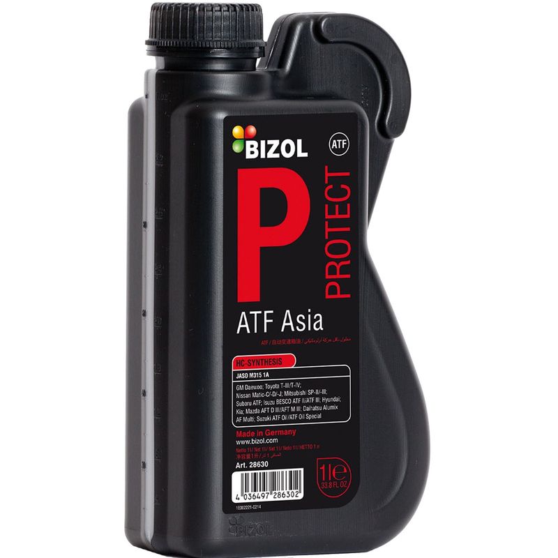 روغن گیربکس خودرو بیزول مدل protect atf asia حجم 1 لیتر
