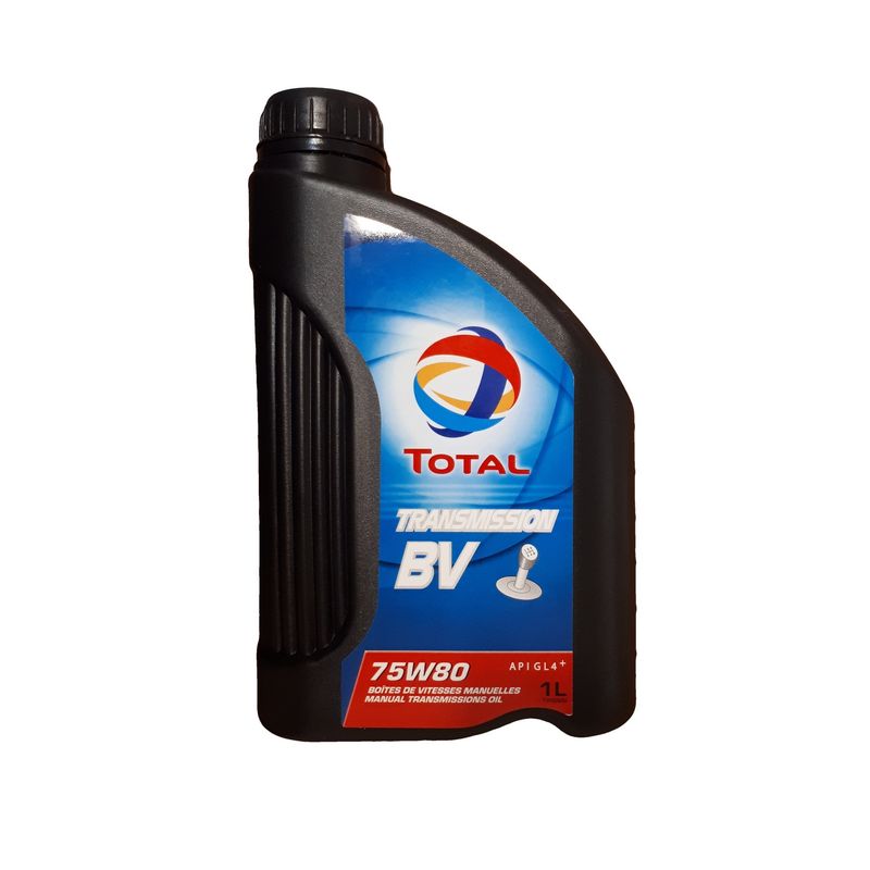 روغن گیربکس خودرو توتال مدل 75w 80 transmission bv حجم 1000 میلی لیتر