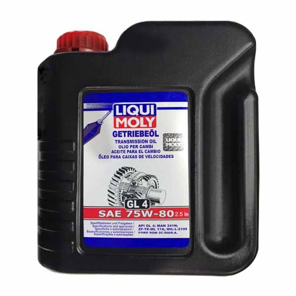 روغن گیربکس خودرو لیکومولی مدل sae 75w 80 حجم 2.5 لیتر