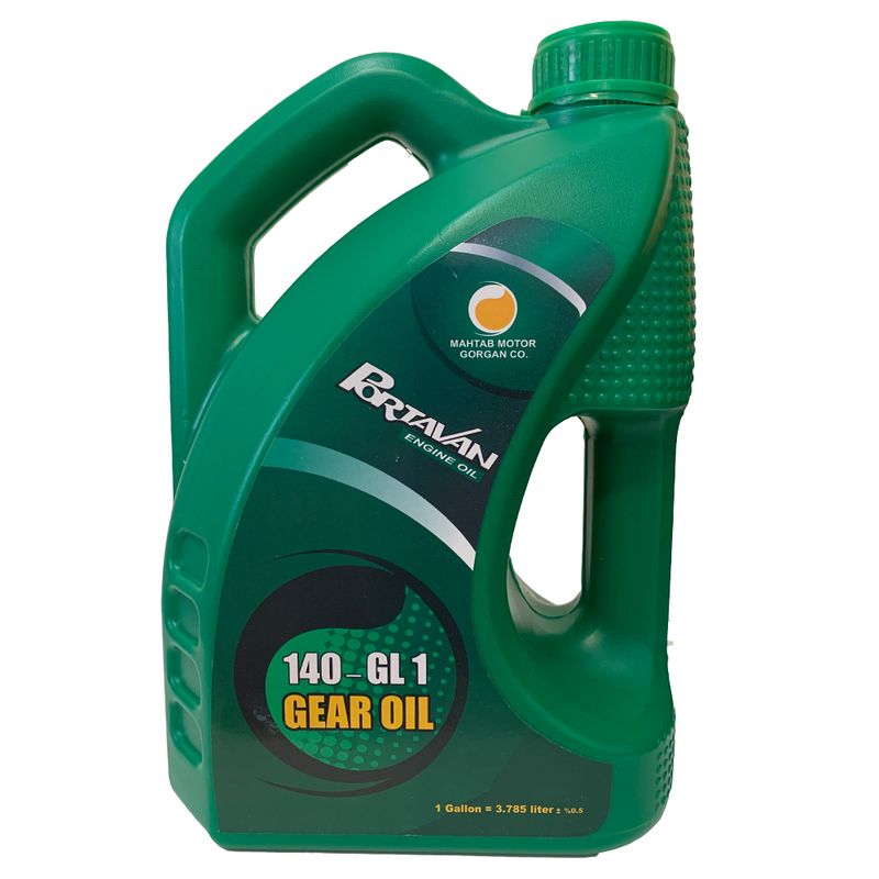 روغن گیربکس خودرو پرتوان مدل gl1 140 حجم 3785 میلی لیتر